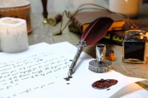 calligraphy writing